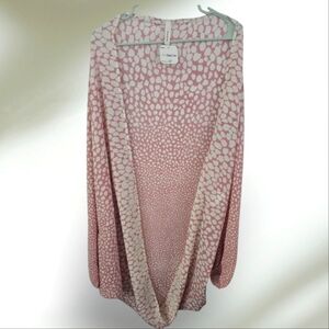 Twenty Ten Pink and White Kimono Size XL EUC